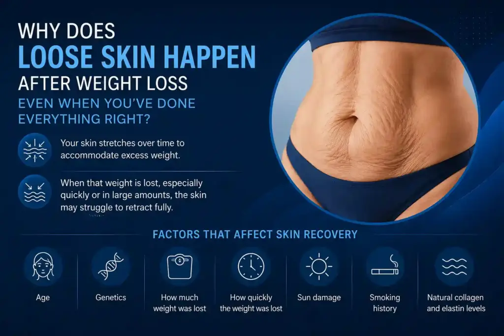 Why Does Loose Skin Happen After Weight Loss Even When You’ve Done Everything Right West Midlands?