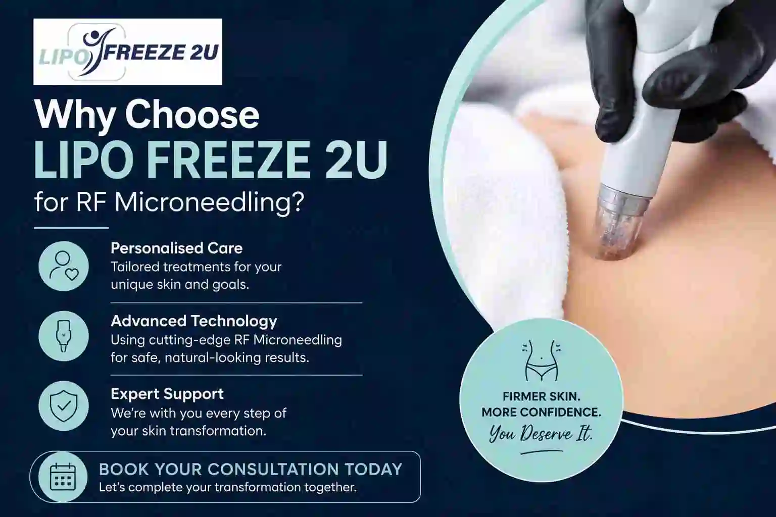 Why Choose LIPO FREEZE 2U for RF Microneedling West Midlands?